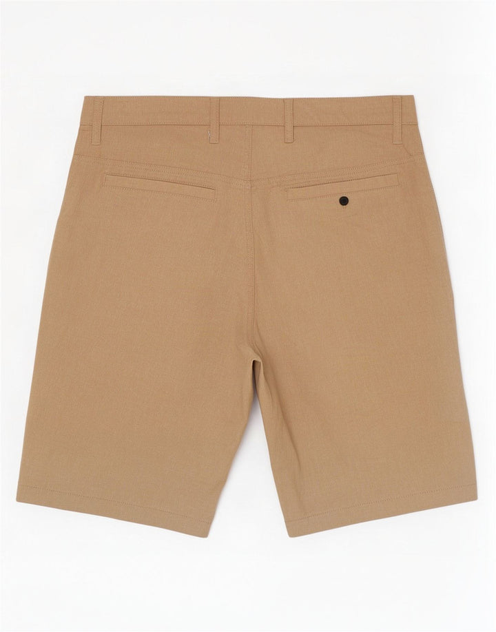 Hurley Pantalones cortos chinos para hombre W30 Poliéster beige medio