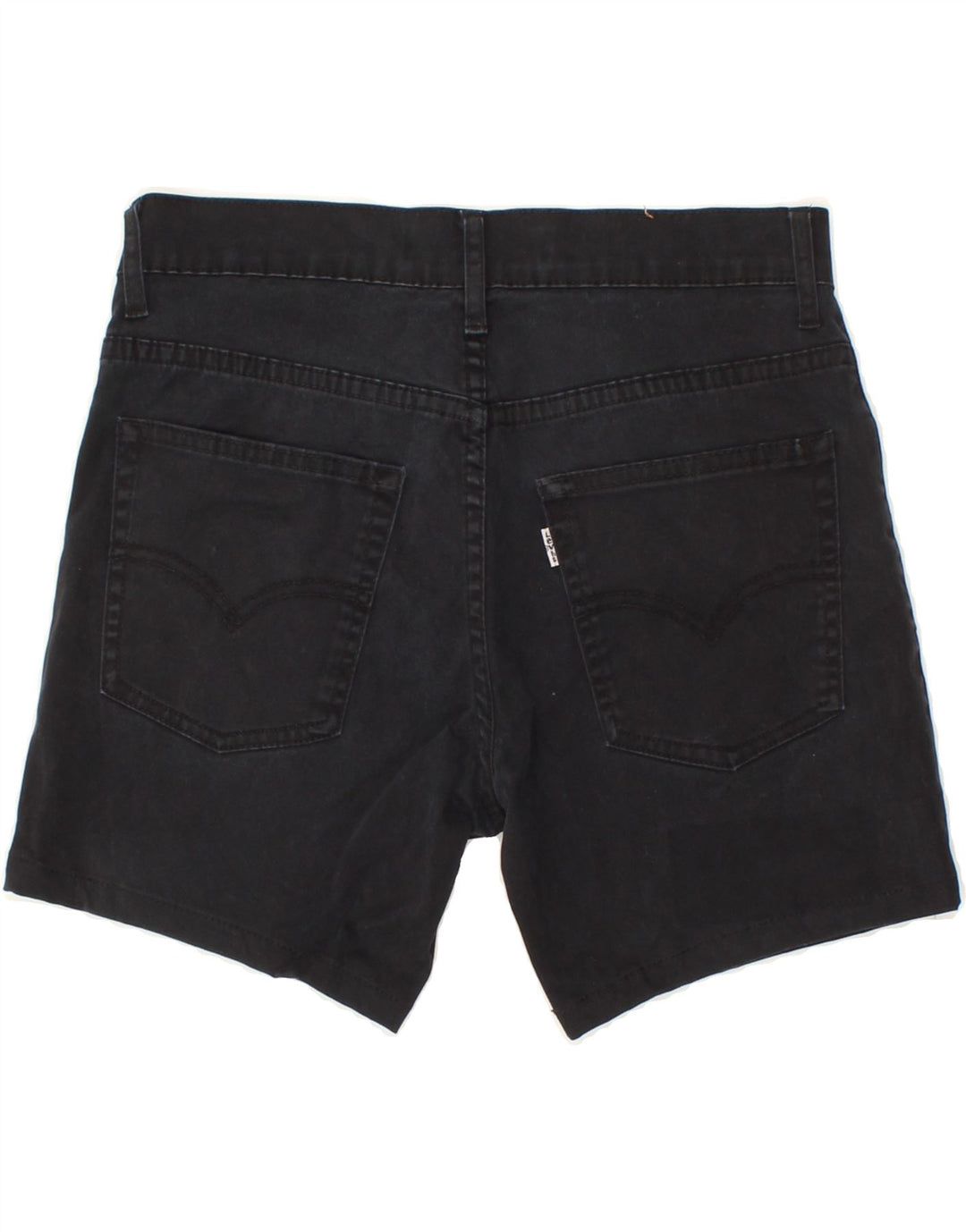 LEVI'S Boys Denim Shorts 15-16 Years W28 Black Cotton Vintage Levi's and Second-Hand Levi's from Messina Hembry 
