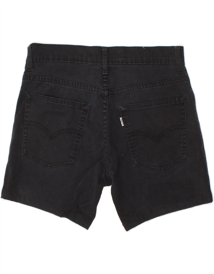 LEVI'S Boys Denim Shorts 15-16 Years W28 Black Cotton Vintage Levi's and Second-Hand Levi's from Messina Hembry 
