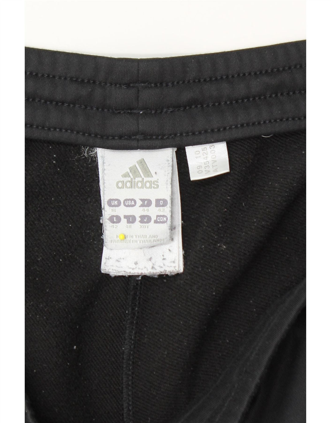 Adidas Womens Tracksuit Trousers UK 16 Large  Black Polyester