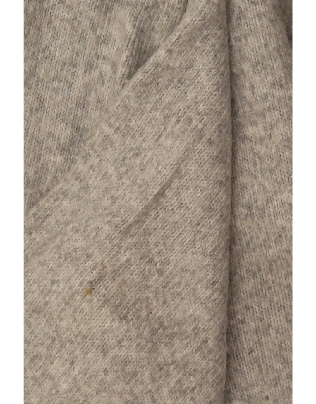 Zara Herre V-hals sweater lille grå akryl