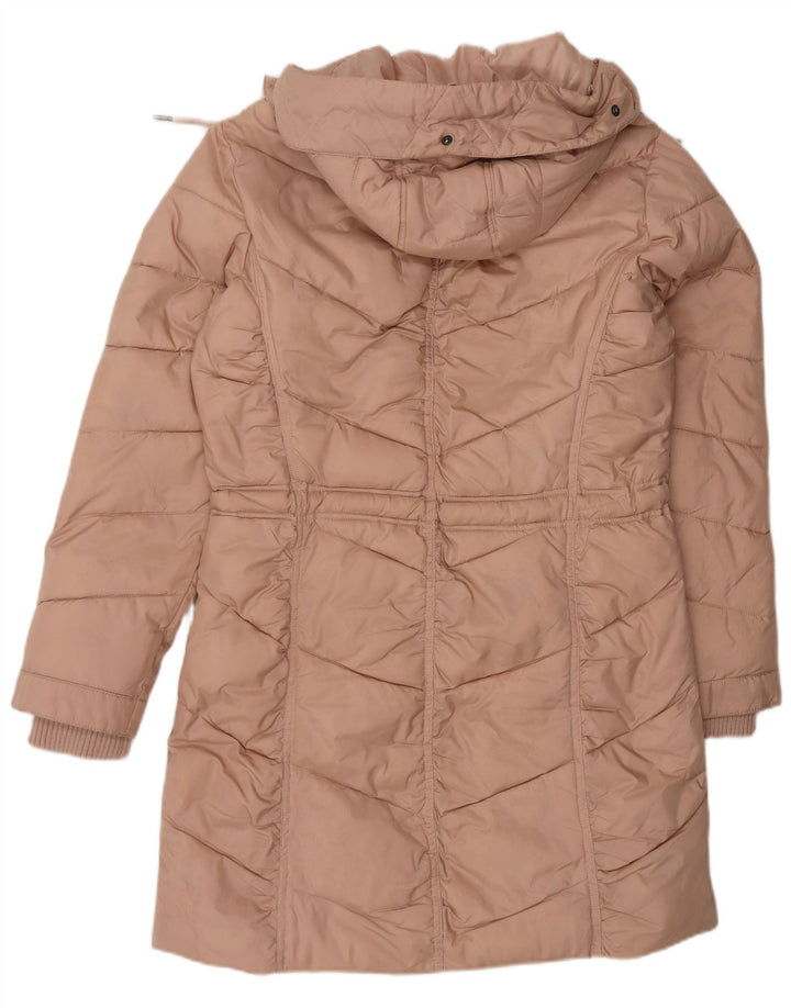 Kangaroos Wattierte Damenjacke mit Kapuze, UK 12, mittelrosa, Polyacryl