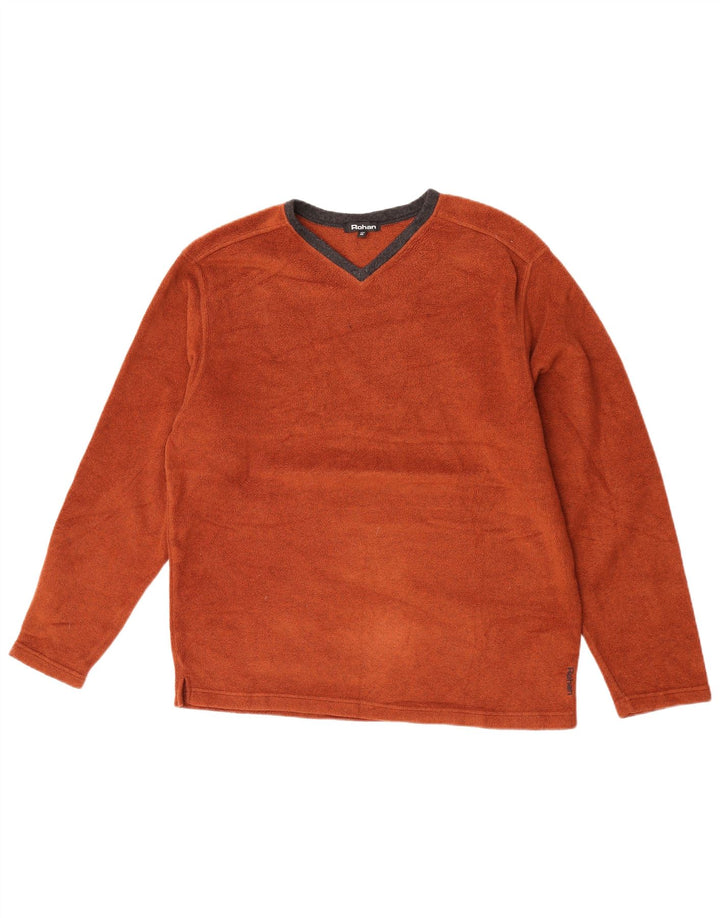Rohan Mens Fleece Top Long Sleeve Medium Brown Polyester