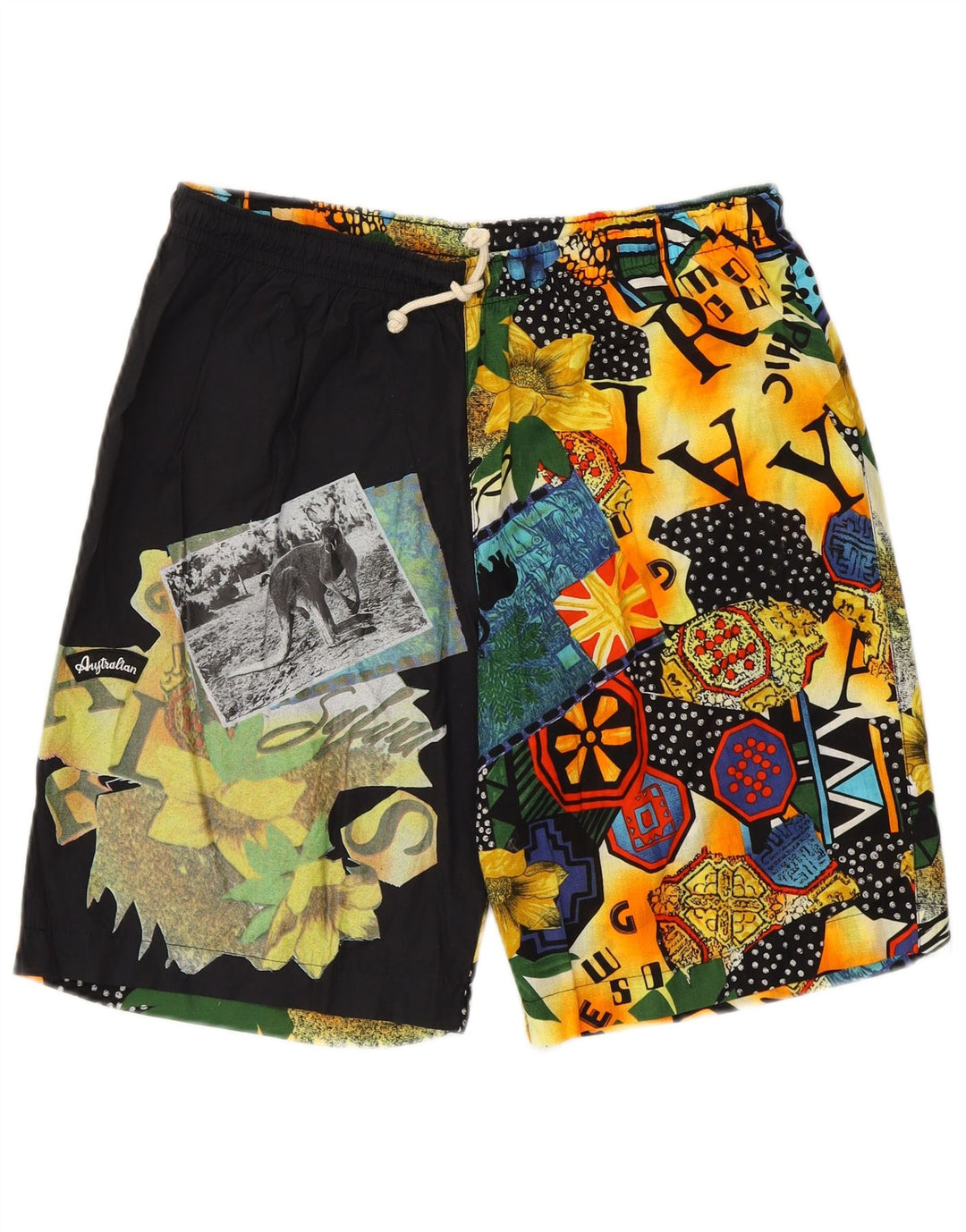 AUSTRALIAN L'ALPINA Mens Swimming Shorts IT 52 Large Multicoloured