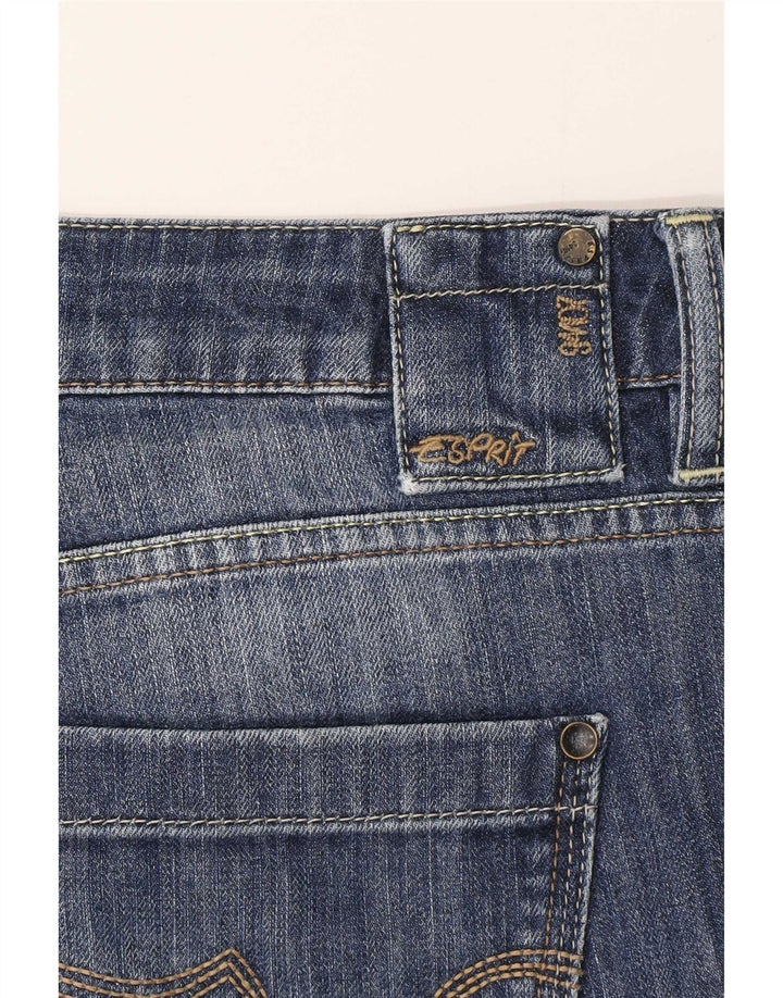 Esprit Jean bootcut taille basse pour femme UK 12 Medium W32 L34 Bleu