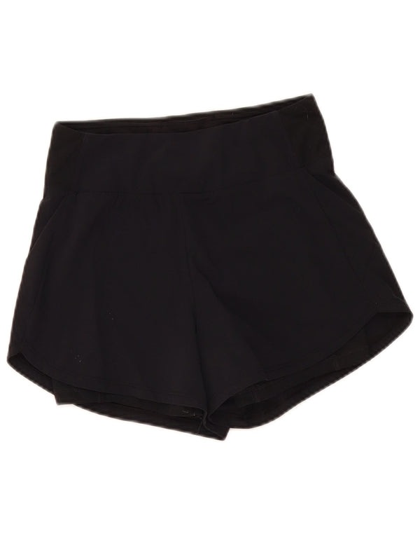 Nike Short de sport Dri Fit pour femme UK 4 XS Noir Nylon Sports