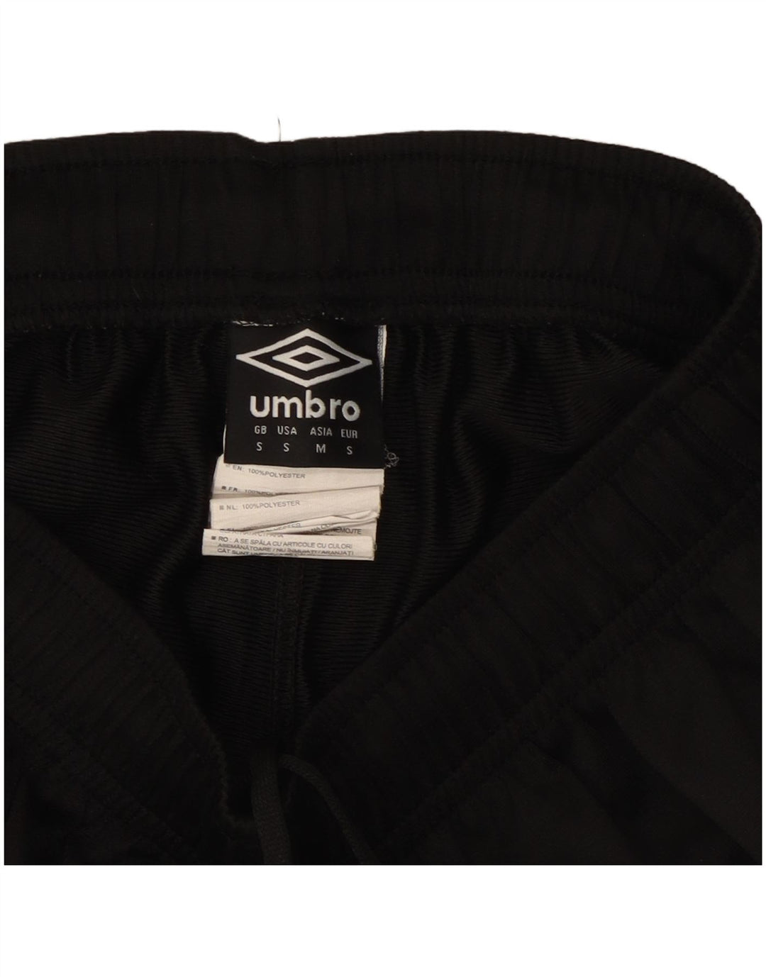 UMBRO Herren-Sportshorts, Größe S, Schwarz, Farbblock