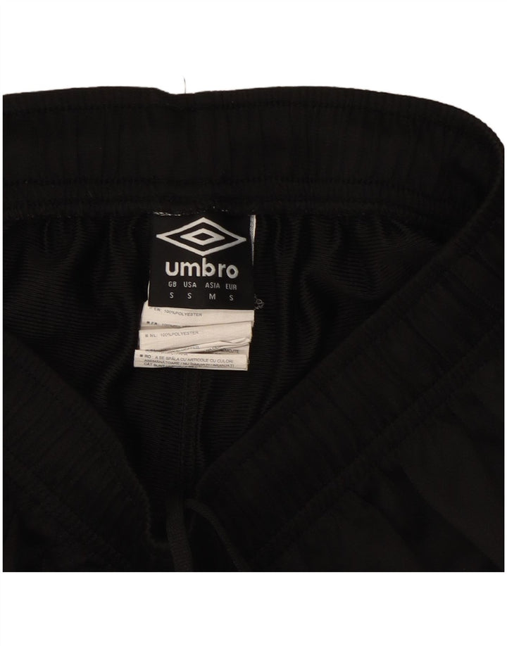 UMBRO Herren-Sportshorts, Größe S, Schwarz, Farbblock