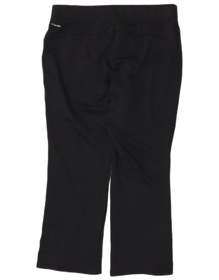 COLUMBIA Womens Tracksuit Trousers UK 20 2XL  Black Polyester