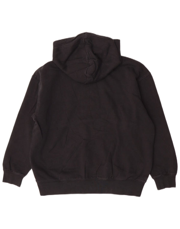 Nike Damen-Pullover mit übergroßem Kapuzenpullover, Gr. 10, Größe S, Schwarz, Baumwolle