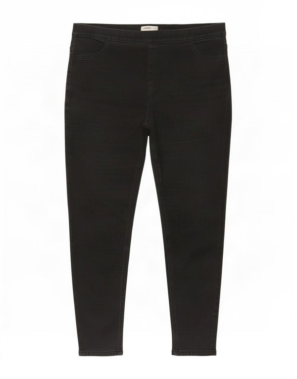 Marks & Spencer Damskie dżinsy Jegging UK 18 XL W36 L26 Czarna bawełna