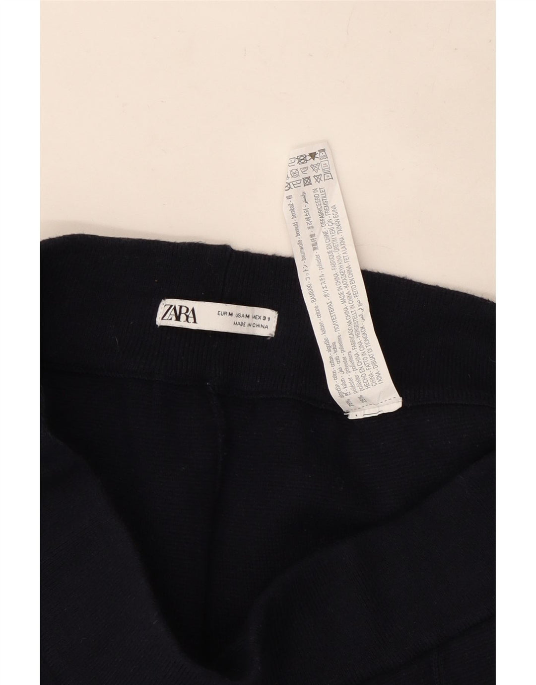 Zara Herre Casual Shorts Medium W31 Marineblå Bomuld