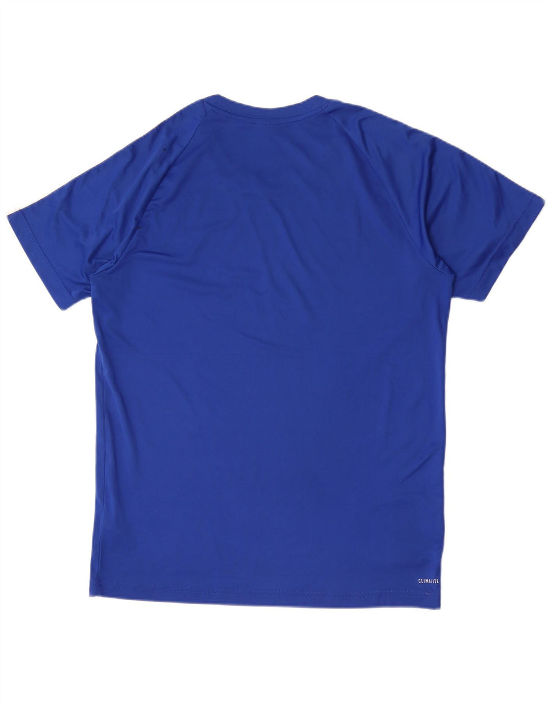 Adidas Mens Climalite Camiseta Top Grande Azul Poliéster