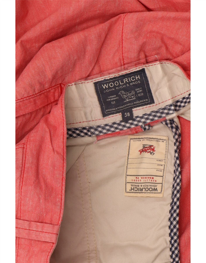 WOOLRICH Mens Chino Shorts W38 XL Red