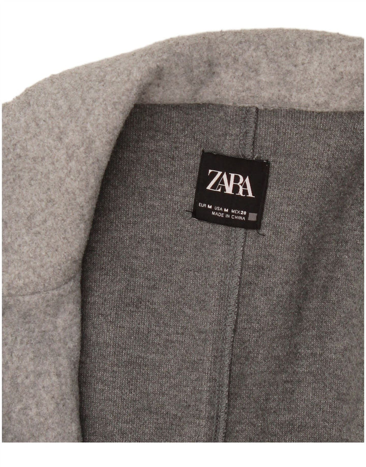 Cappotto aperto da donna Zara UK 14 Grigio medio