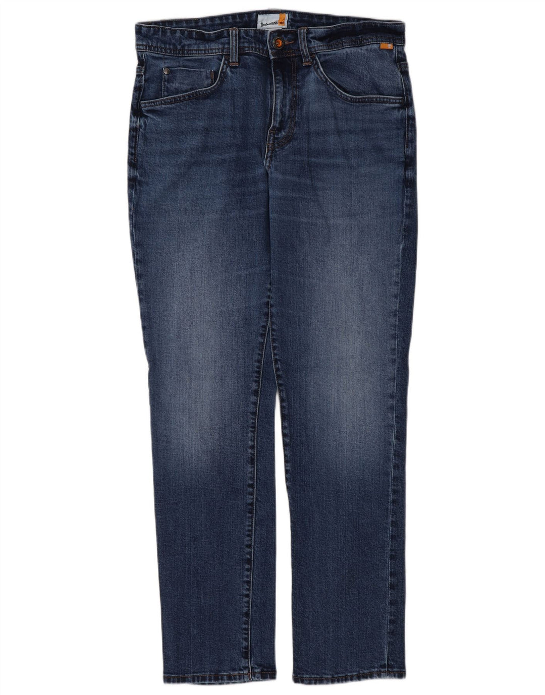 Timberland Mens Slim Jeans W32 L32 Blue Cotton