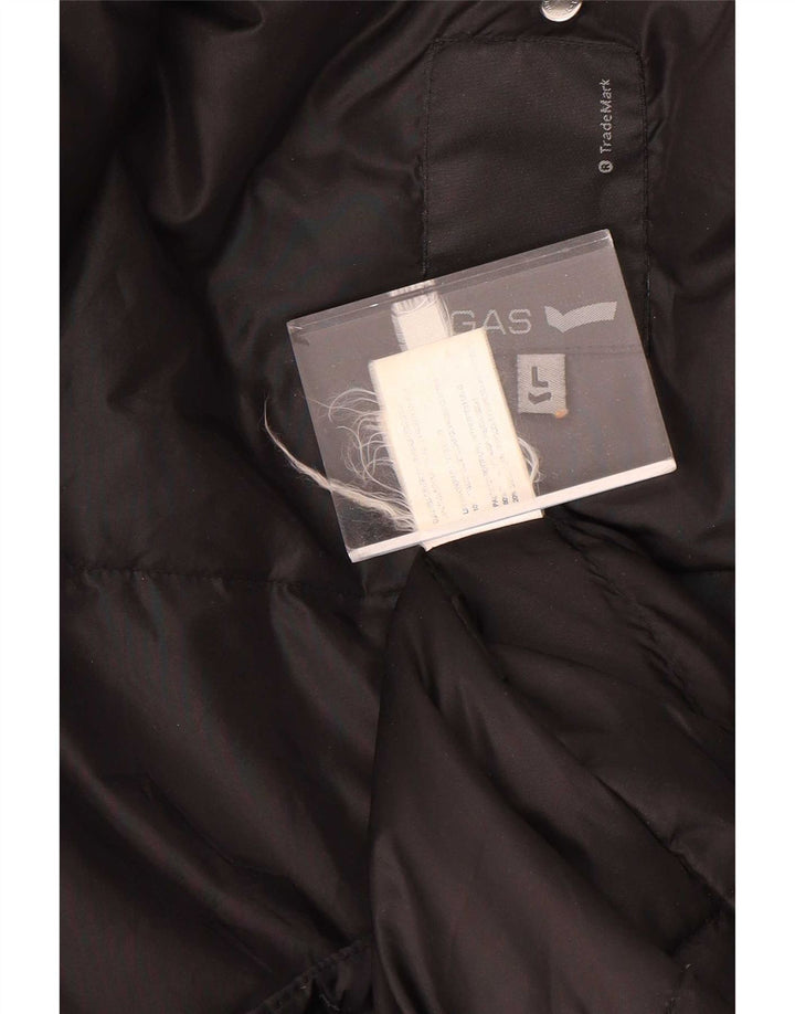 Abrigo acolchado para mujer Gas UK 46 Large Nylon negro