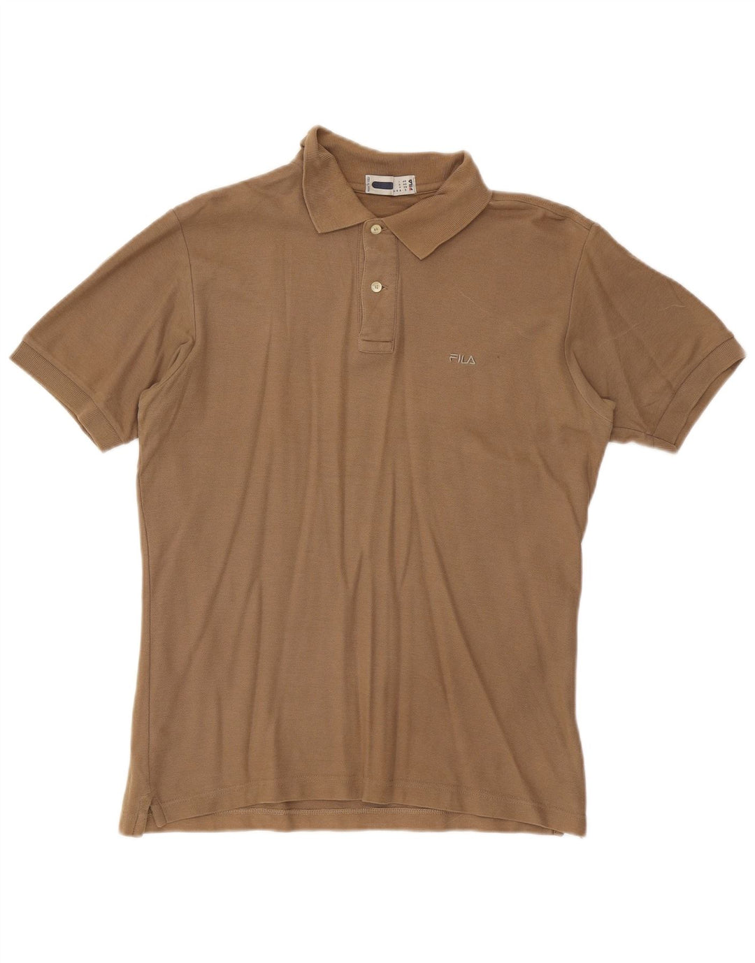 Fila Polo skjorte til mænd Lille beige bomuld