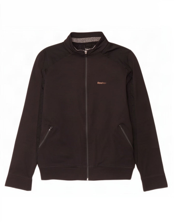 Reebok Veste de Survêtement Graphique Homme Petit Noir Polyester