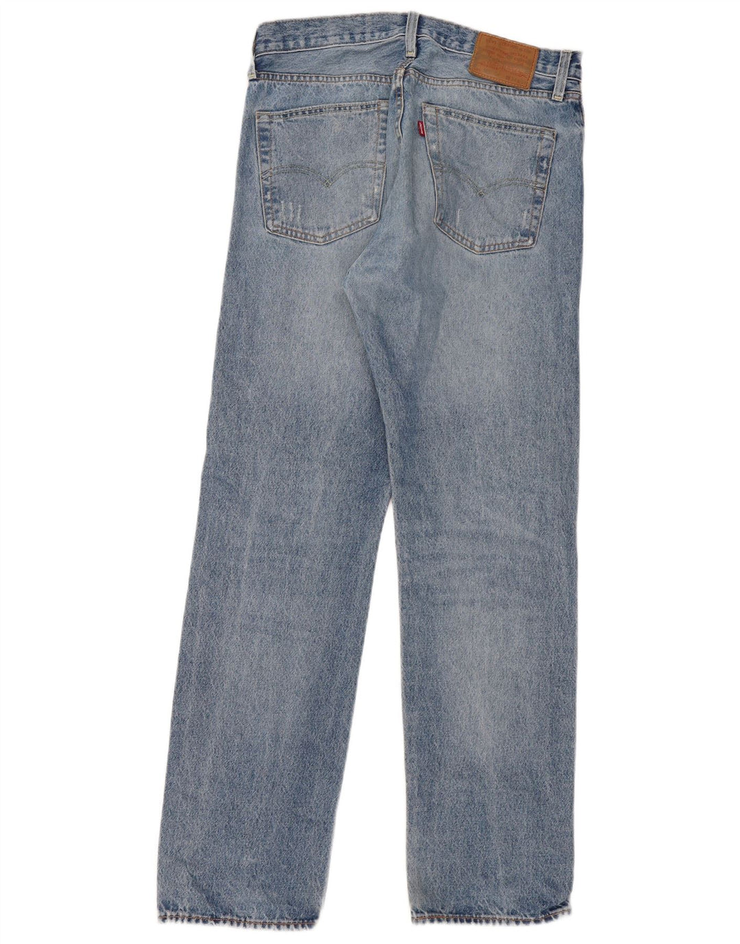 Levi's Mens 501 Straight Jeans W34 L34 Blue Cotton
