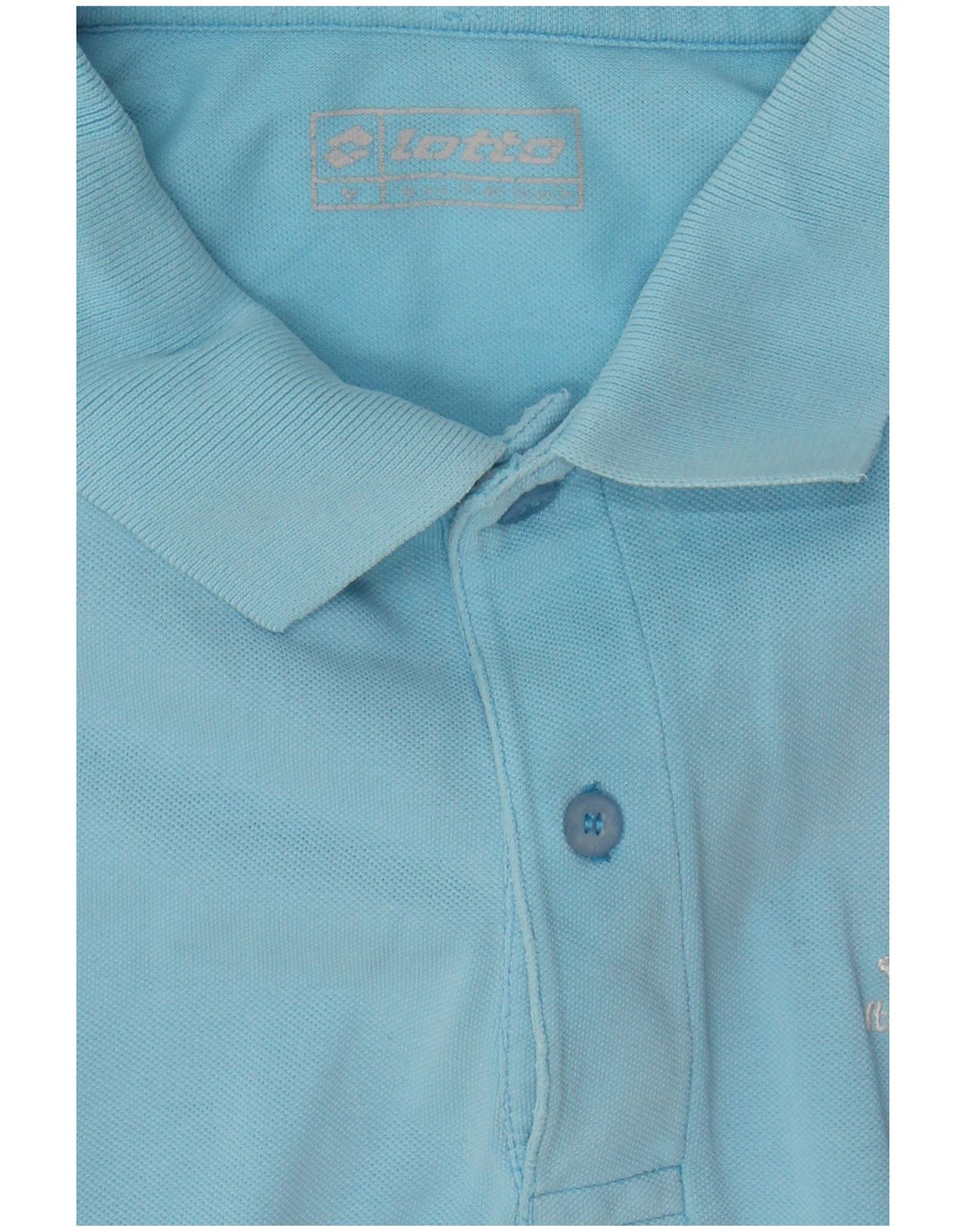 LOTTO Mens Polo Shirt Medium Blue