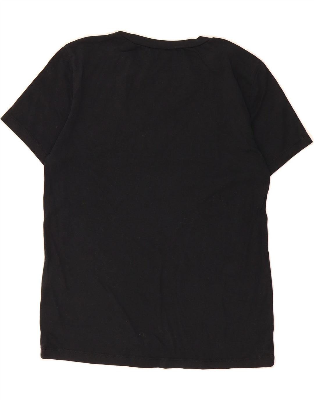 VANS Womens Graphic T-Shirt Top UK 14 Medium Black Cotton Vintage Vans and Second-Hand Vans from Messina Hembry 