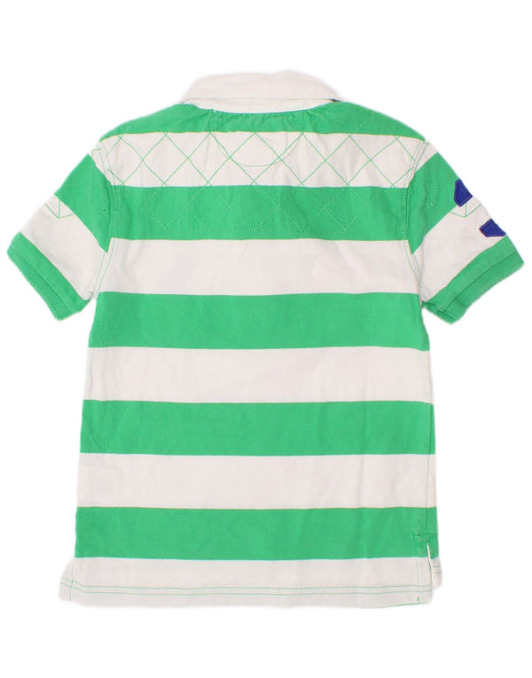 Polo Ralph Lauren drenge grafisk rugby skjorte 3-4 år grøn stribet bomuld
