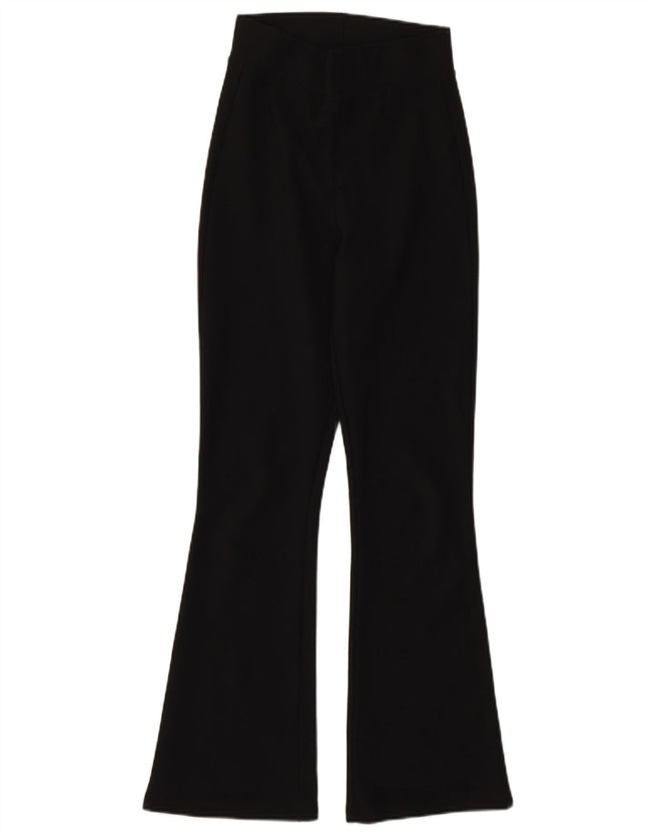 Zara Womens Flare Leggings UK 4 XS Black