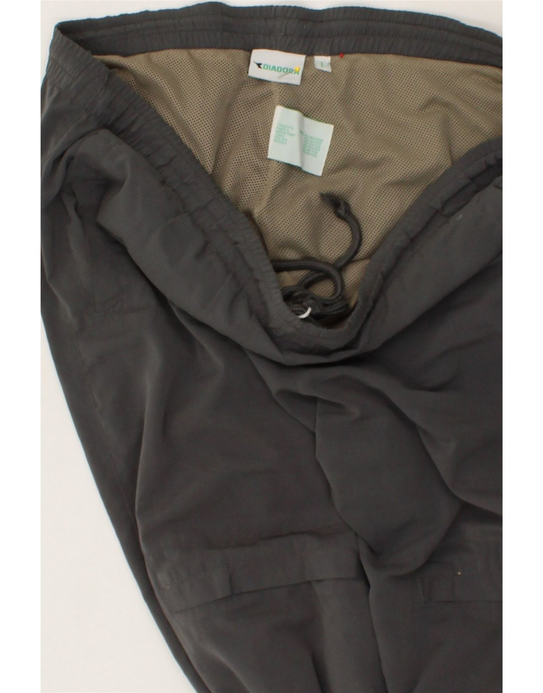 DIADORA Mens Tracksuit Trousers Large Grey Polyester Vintage Diadora and Second-Hand Diadora from Messina Hembry 