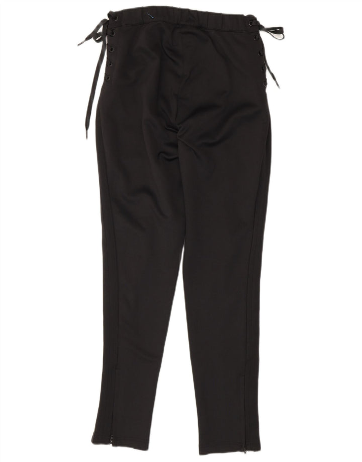 Adidas Womens Tracksuit Trousers UK 14 Medium Black Cotton