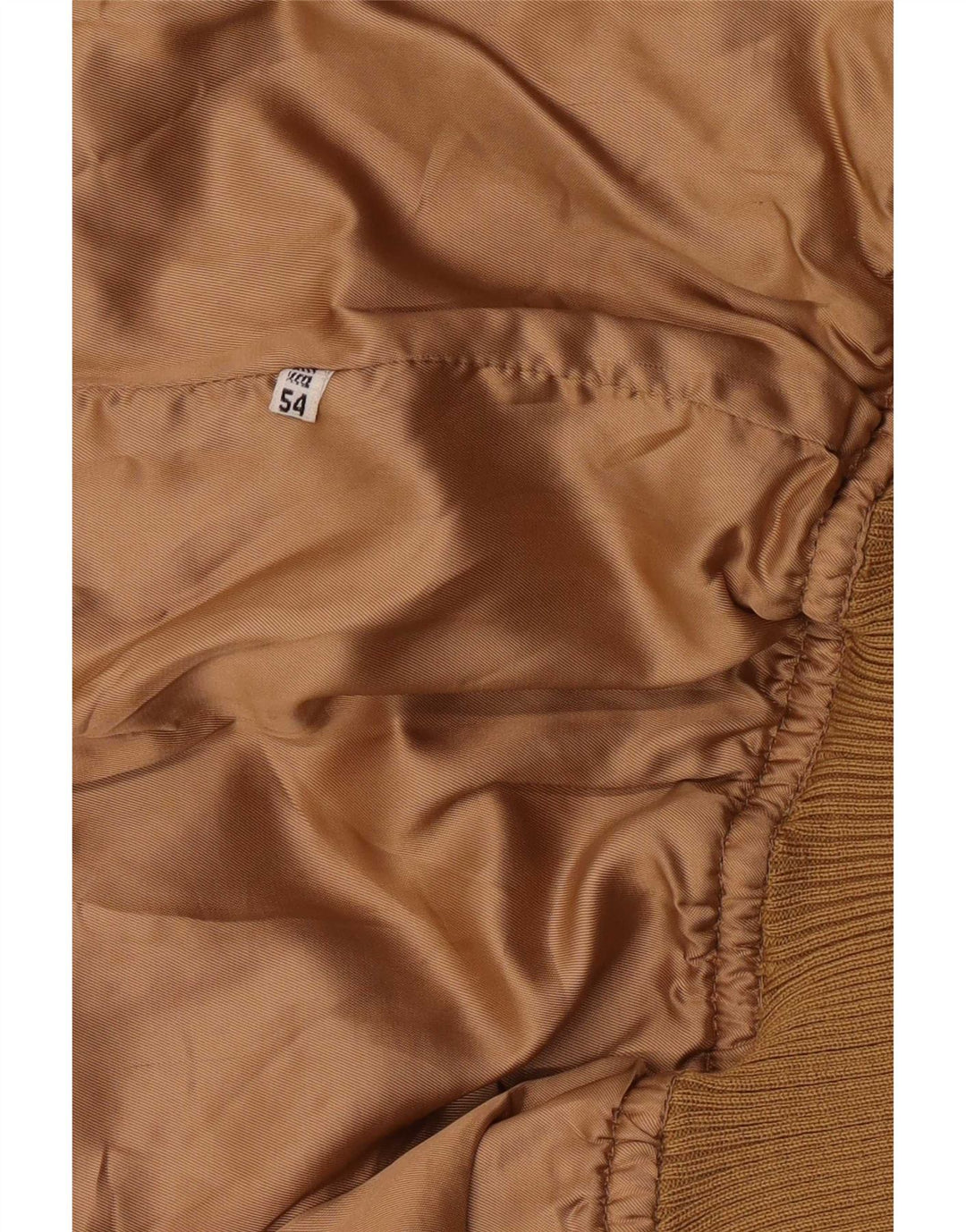 Vintage męska zamszowa kurtka bomber IT 54 2XL brązowa retro