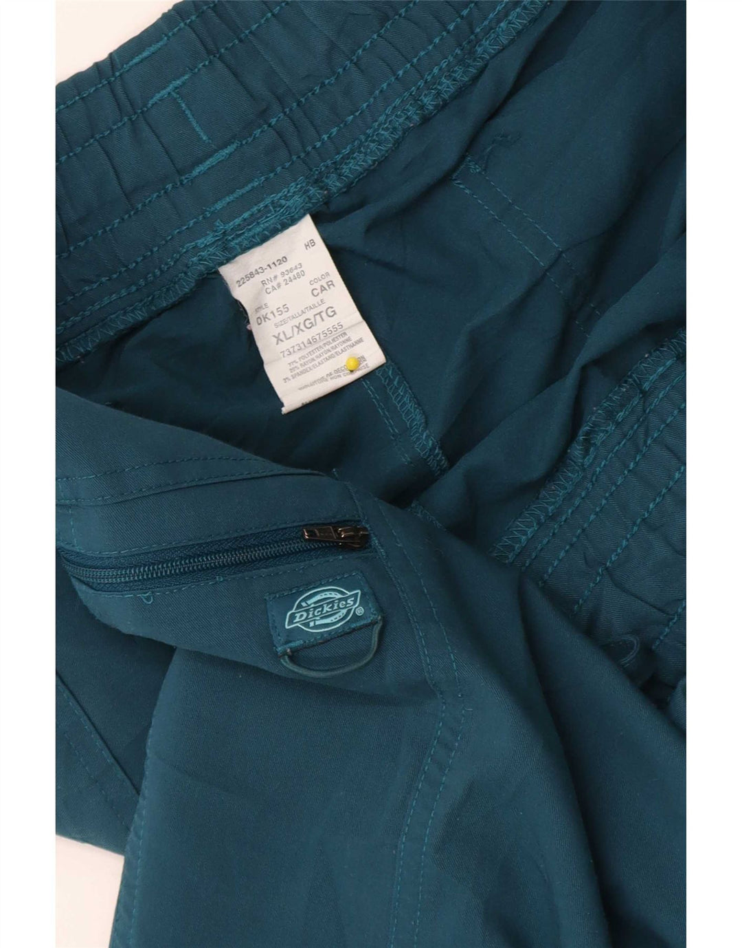 Dickies Damen Joggers Cargohose XL W38 L26 Blau Polyester