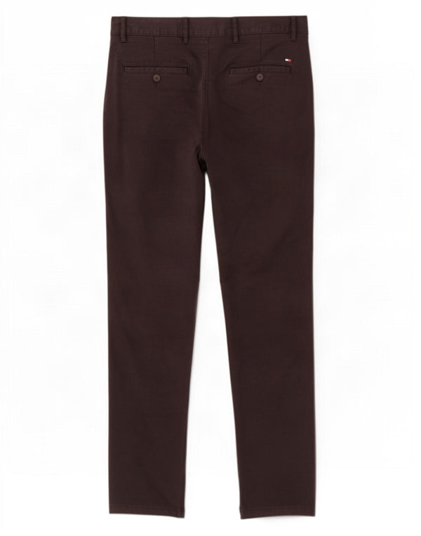 Tommy Hilfiger Pantalones chinos ajustados para hombre W31 L32 Algodón negro