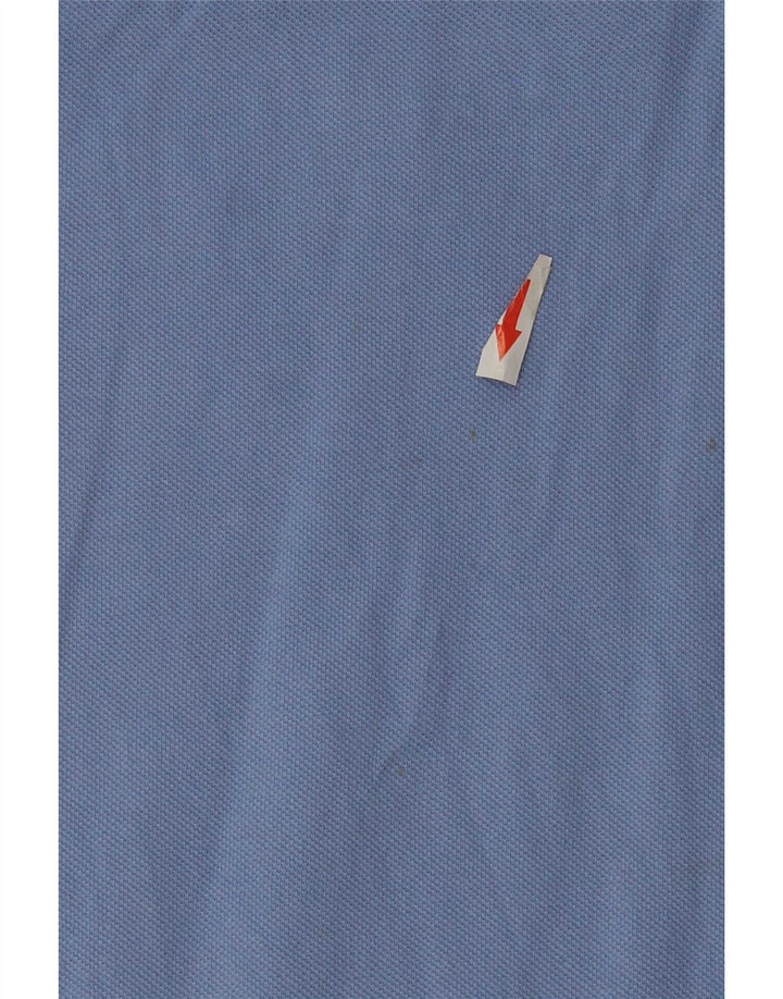 Crew Clothing Womens Polo Shirt UK 14 Medium Blue