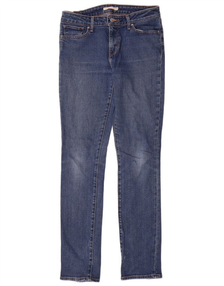 Levi's Damen 712 Slim Jeans W29 L32 Blaue Baumwolle