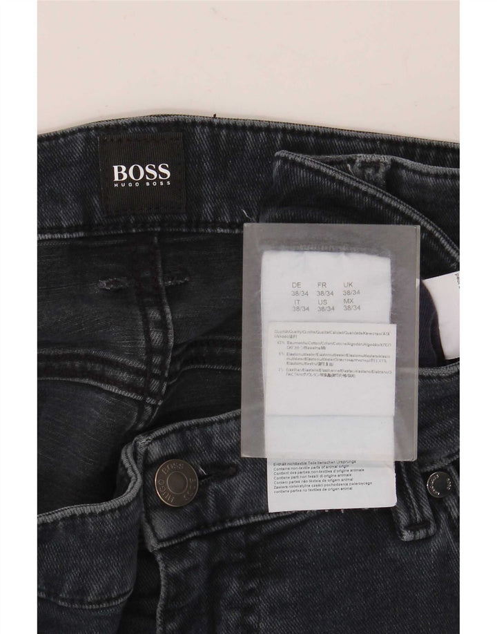 Hugo Boss Mens Slim Jeans W38 L34 Blue Cotton
