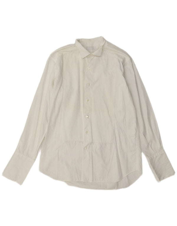 Acerbi Mens Formal Shirt Size 38 15 Medium White