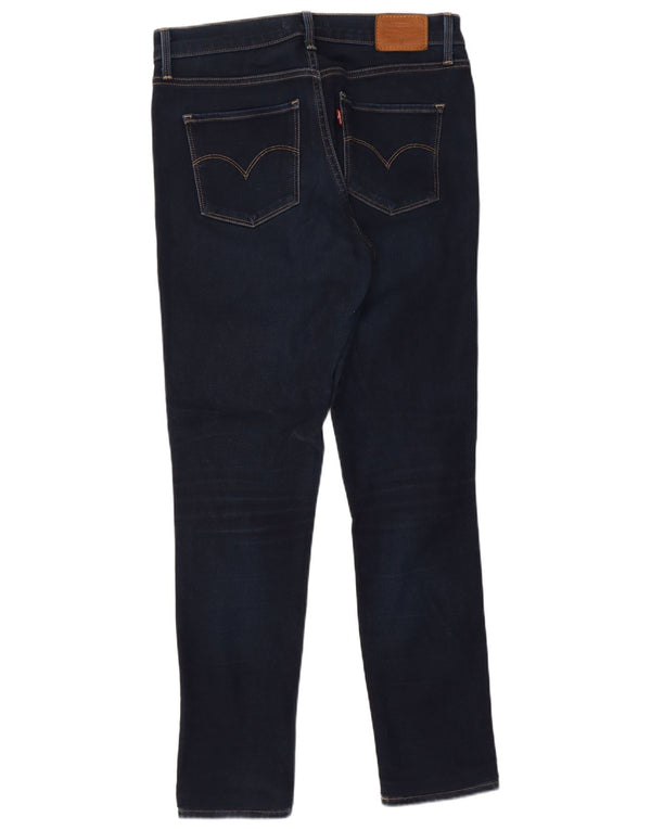 Levi's Womens 311 Shaping Skinny Jeans W28 L27 Navy Blue Cotton