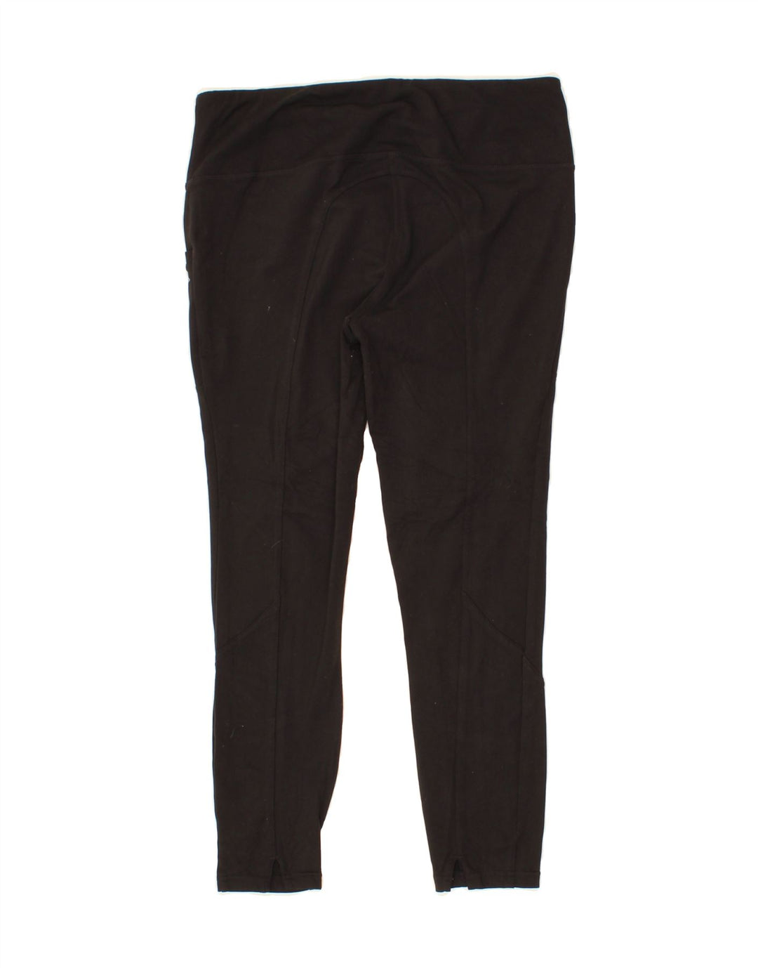 PRANA Womens Crop Leggings UK 14 Large Black Nylon Vintage Prana and Second-Hand Prana from Messina Hembry 