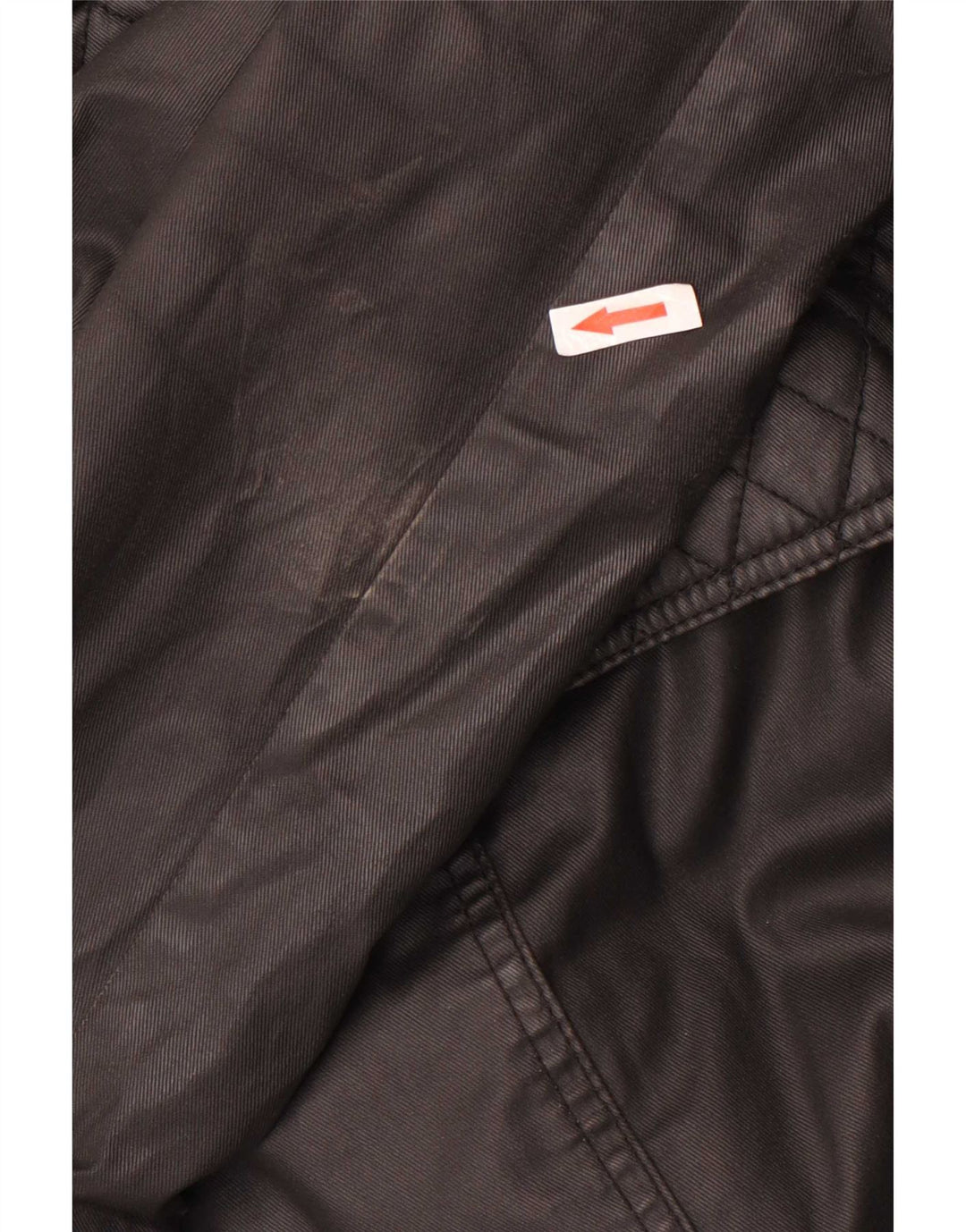KHUJO Womens Trench Coat UK 18 XL Black Polyester