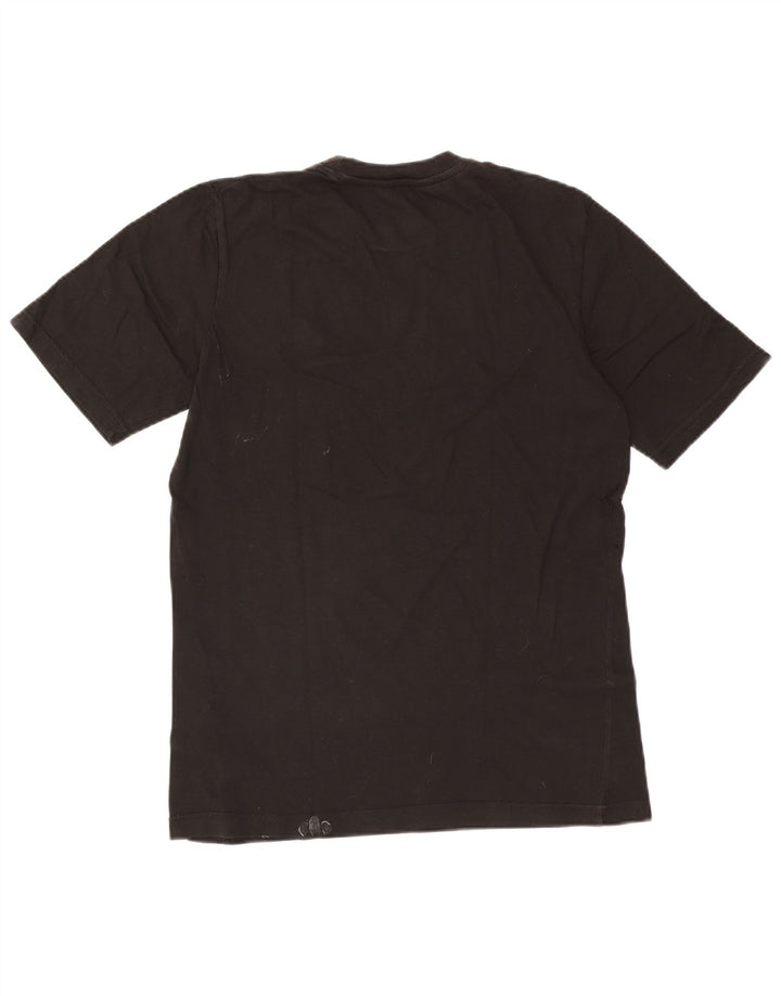 Kappa Mens T-Shirt Top Large Black Cotton