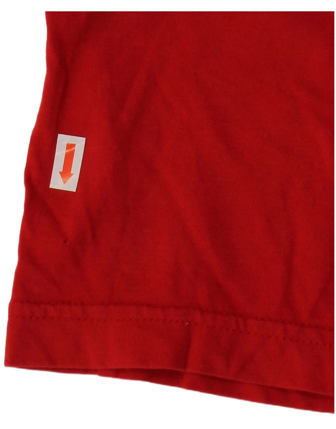 ADIDAS Mens Graphic T-Shirt Top Medium Red Cotton