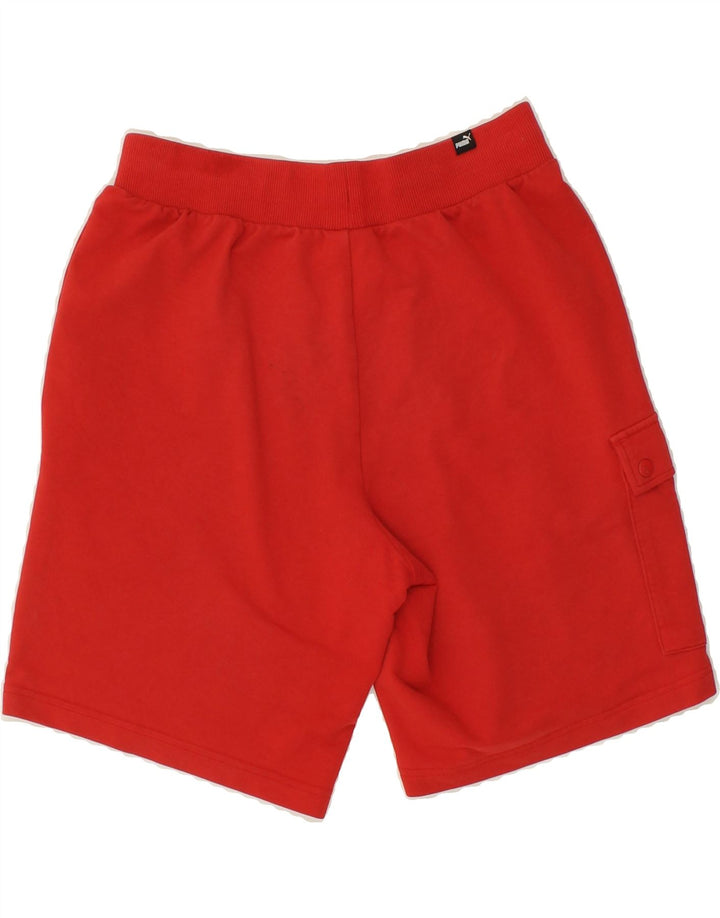 PUMA Mens Graphic Sport Shorts Small Red Vintage Puma and Second-Hand Puma from Messina Hembry 