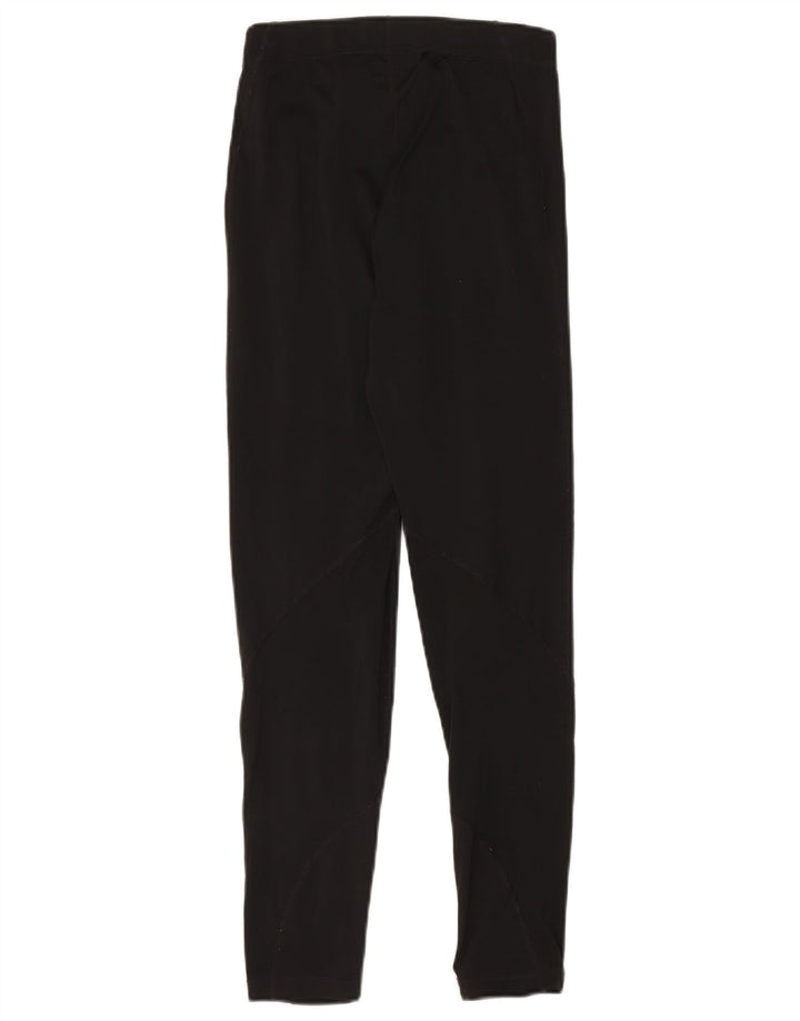 Nike Womens Slim Fit Leggings UK 14 Medium Black Polyester Sports