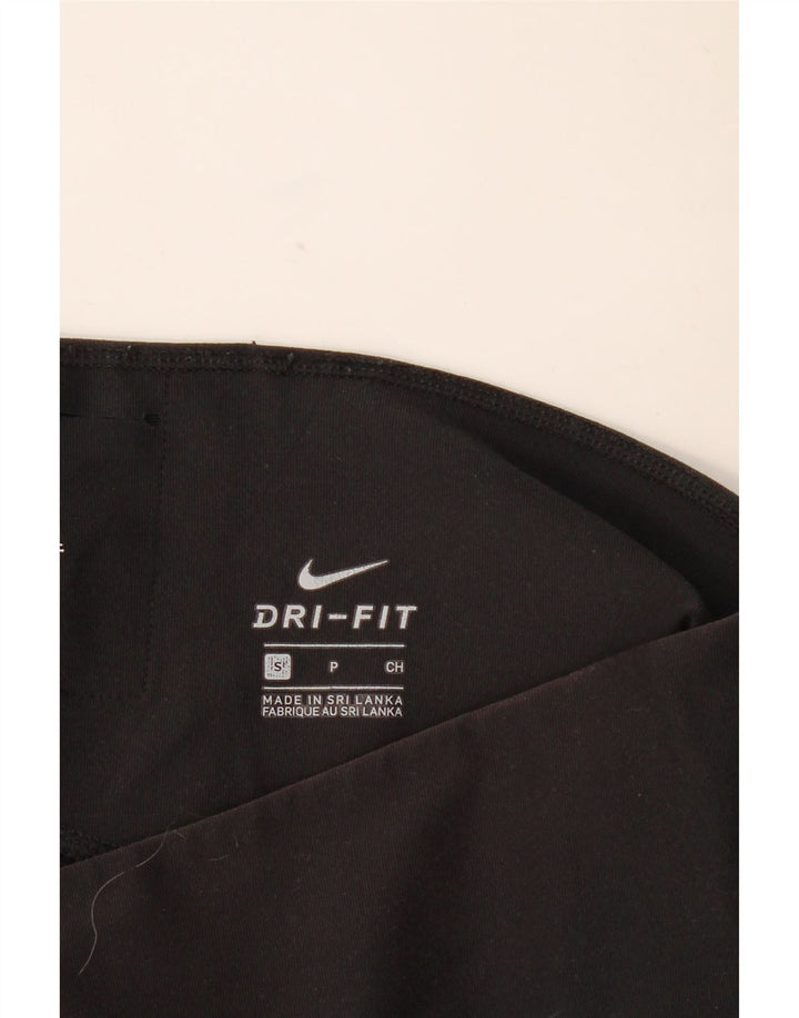 NIKE Legging Dri Fit pour femme UK 10 Petit Noir