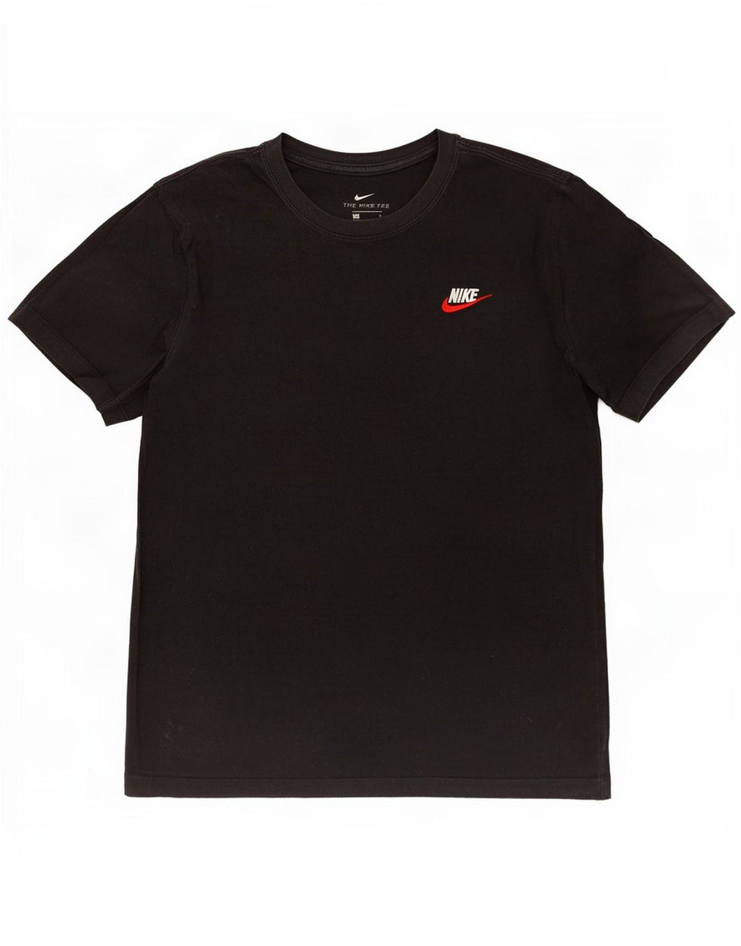 Nike Mens T-Shirt Top Medium Black Cotton