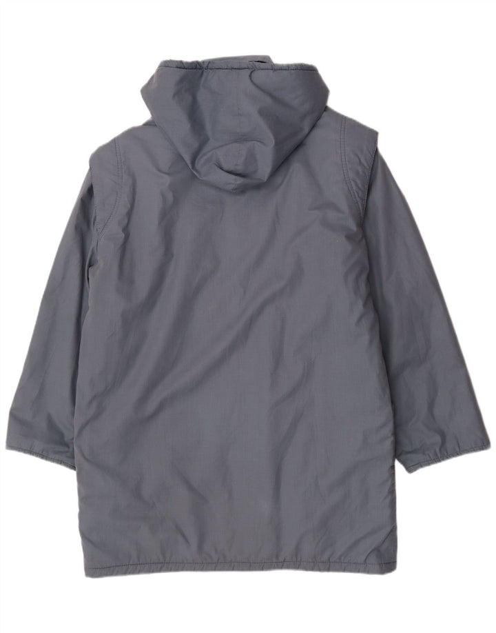 Polbot Mens Hooded Sherpa Jacket UK 42 XL Blue Polyester