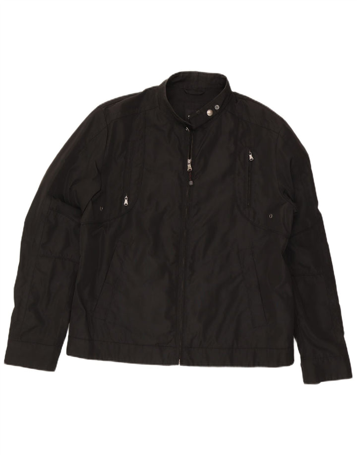 Męska kurtka bomber Hugo Boss EU 54 2XL, czarny poliester