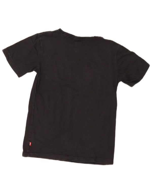 Levi's Boys Graphic T-Shirt Top 12-13 Years Large  Black Cotton