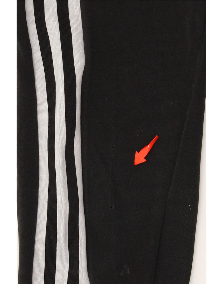 ADIDAS Damen Trainingshose UK 8 Small Schwarz Polyester